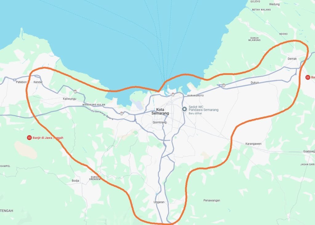 Area Layanan Sedot WC Pandawa