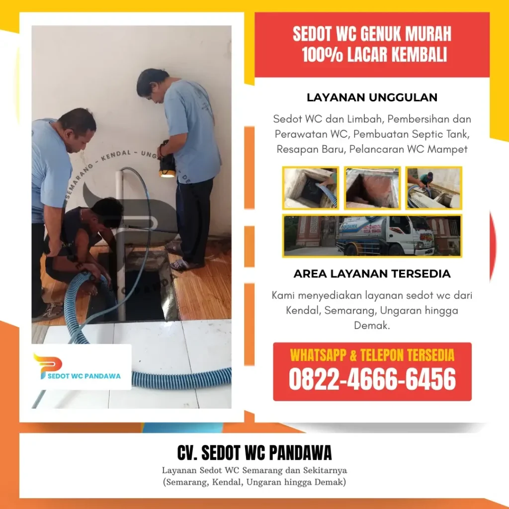 Sedot WC Genuk - CV. Sedot WC Pandawa