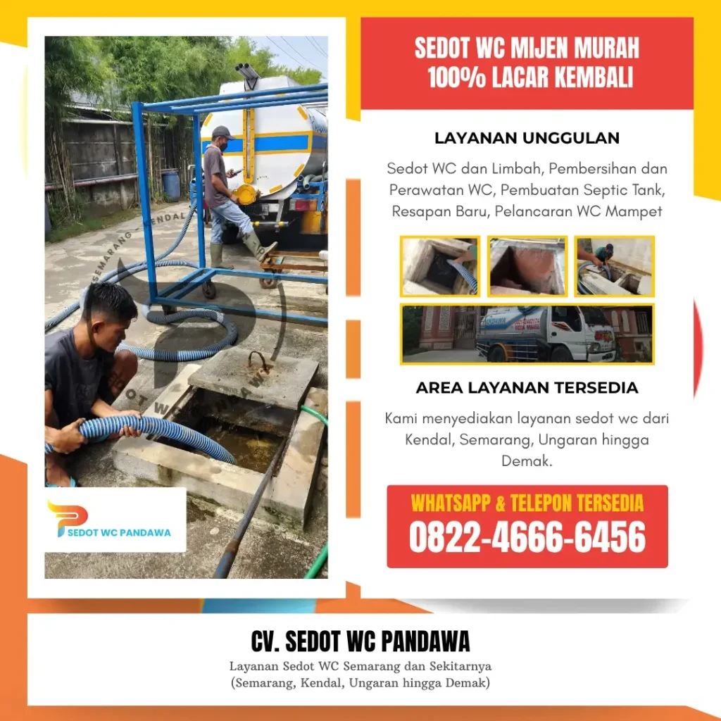 Sedot WC Mijen - CV. Sedot WC Pandawa