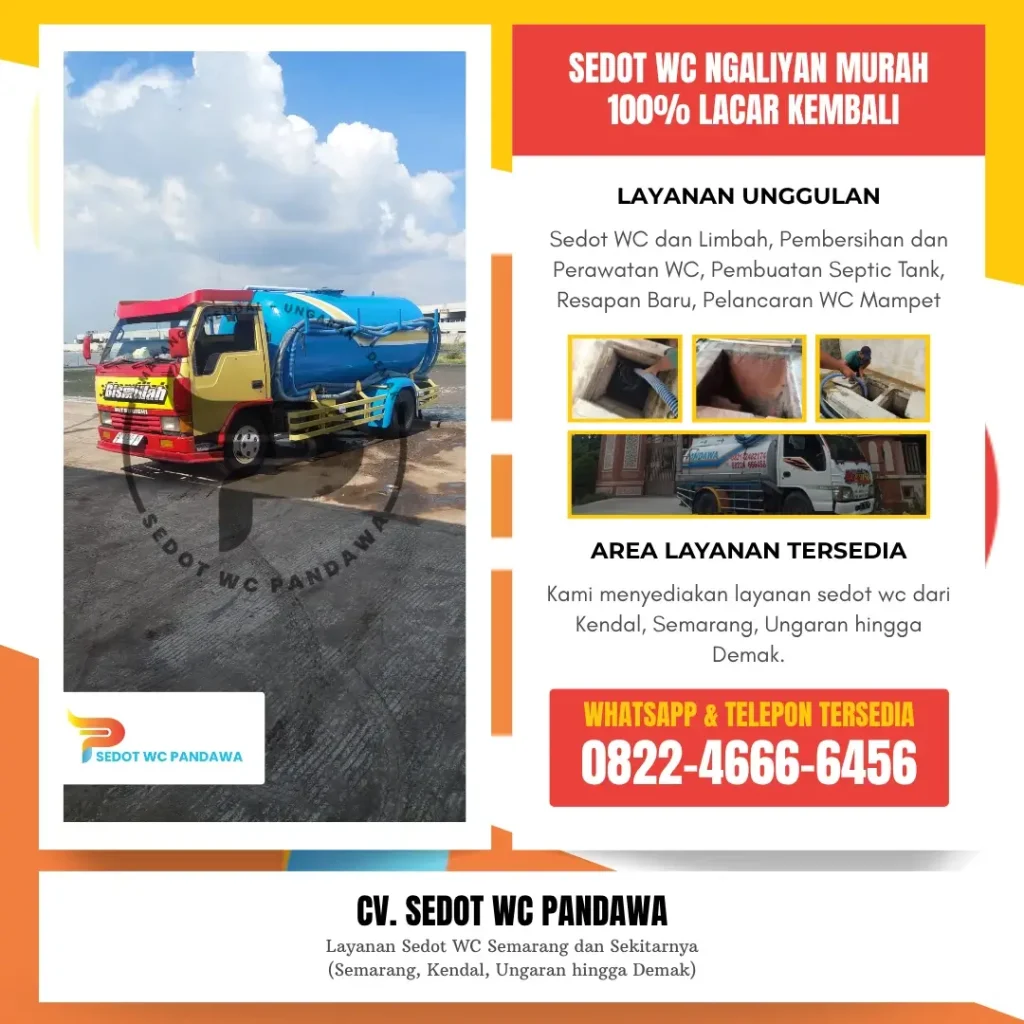 Sedot WC Ngaliyan - CV. Sedot WC Pandawa