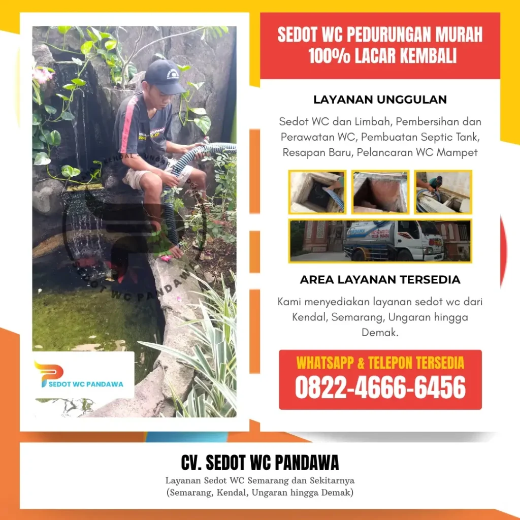 Sedot WC Pedurungan - CV. Sedot WC Pandawa