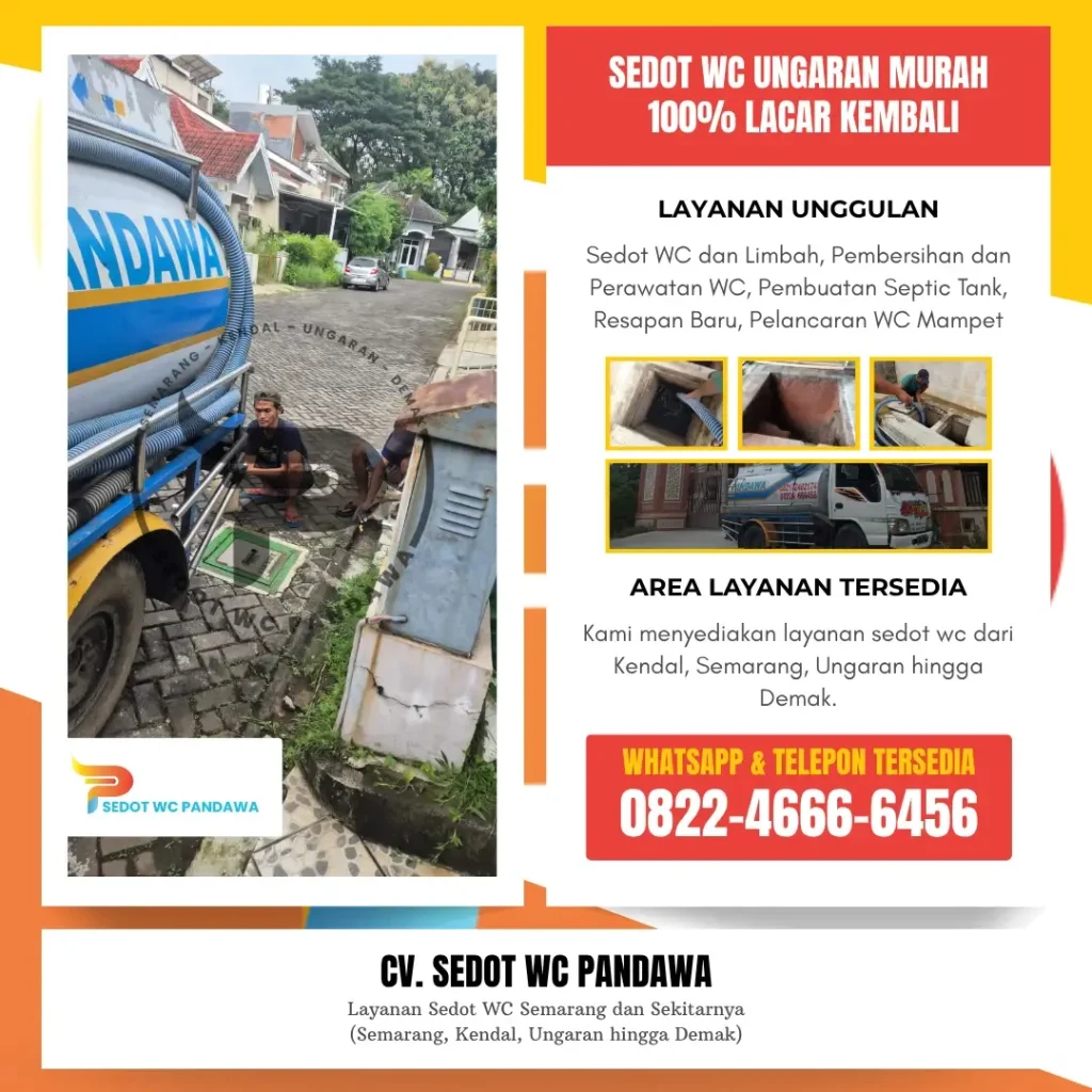 Sedot WC Ungaran - CV. Sedot WC Pandawa